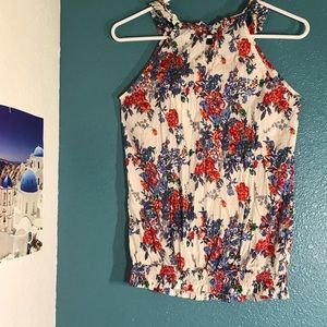 Francesca’s Flora High Neck Top